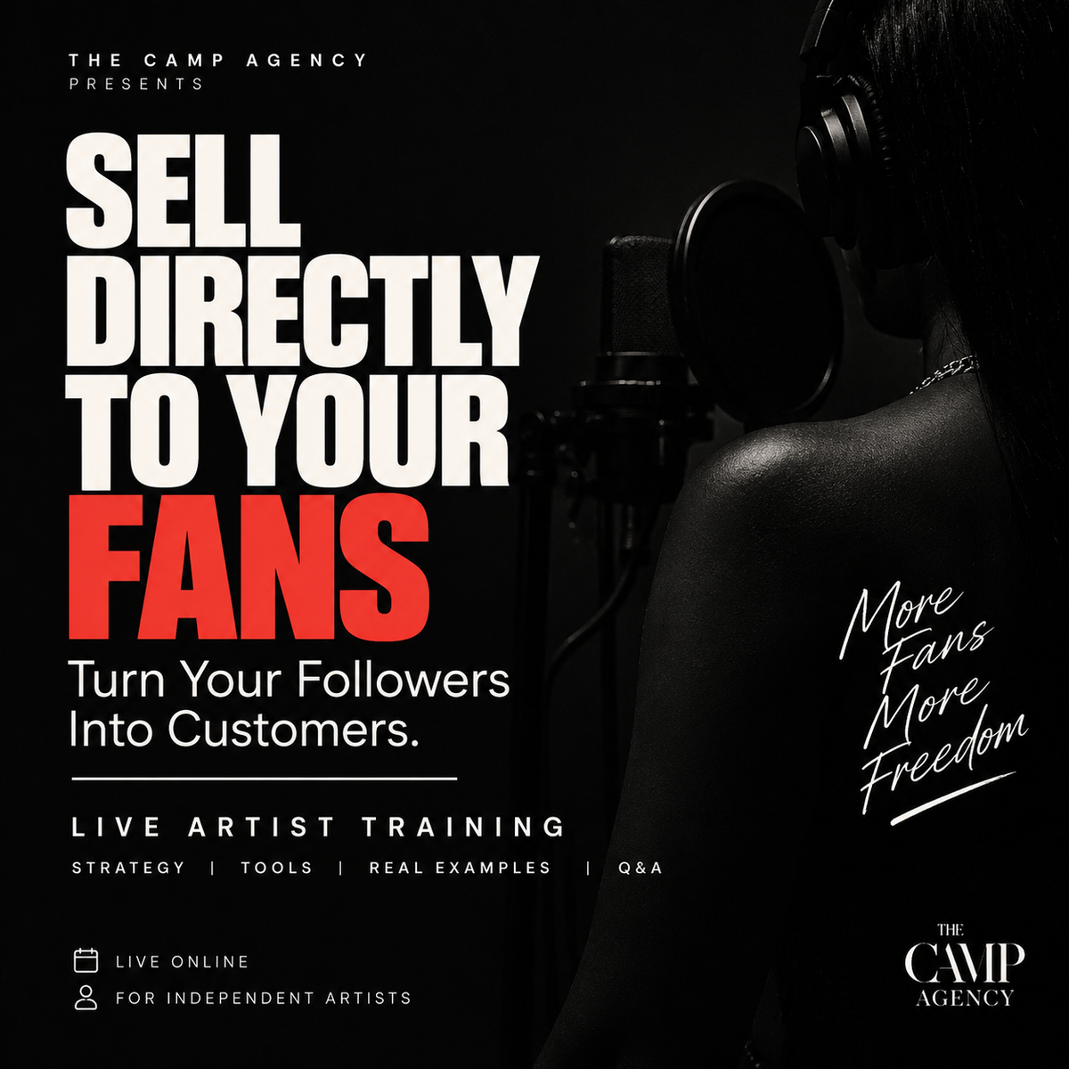 Sell Directly To Your Fans: Live Artist Training